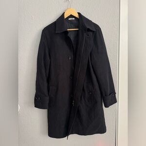 Zegna men’s Black Coat